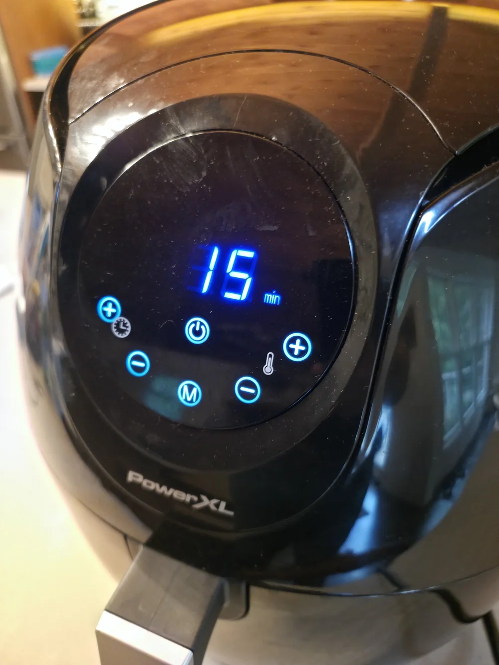 PowerXL Black Air Fryer - Sleek Countertop Air Fryer